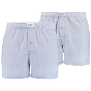 Levi's Herren Boxershorts im Vorteilspack - Web-Shorts, Baumwolle, einfarbig Hellblau XL