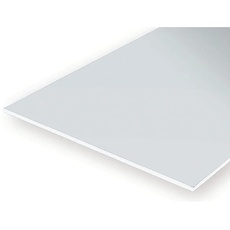 evergreen 9006 Durchsichtige Polystyrolplatte, 150x300x0,25 mm, 2 Stück