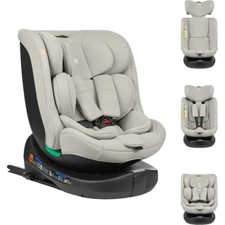 KIKKABOO i-Round i-Size Light Grey