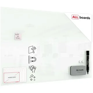 ALLboards Glas-Magnettafel 150,0 x 100,0 cm weiß