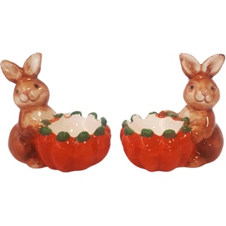 Pandecor Keramik Hase, Mehrfarbig, 9 cm