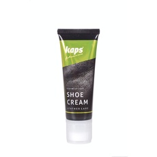 Kaps Schuh-Creme für Leder und Synthetisches Materialien, Intensive Pflege und Imprägnierung für Taschen, Jacken und Lederwaren, Shoe Cream, 8 Farben (117 - Marineblau)