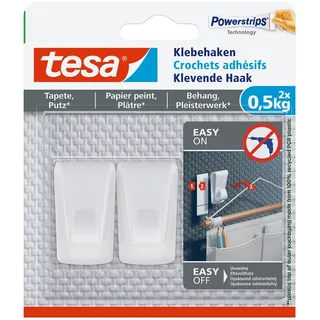 Tesa Garderobenhaken Weiß