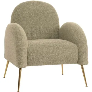 MCW Lounge-Sessel N69 Cocktailsessel Sessel Retro Nosagfederung Stoff/Textil Chenille Hellgrün