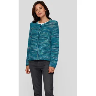 Rabe Strickjacke mit Reißverschluss blau