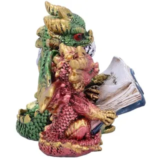 Nemesis Now Tales of Fire Lesebuch Drache Figur, Polyresin, Mehrfarbig, Einheitsgröße
