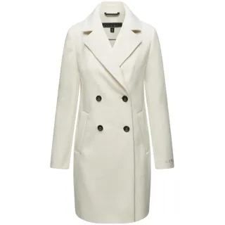 Navahoo Kurzmantel "Frostjuwel 14", Damen, Gr. XXL (44), weiß (sanftes weiß), Obermaterial: 80% Polyester, 10% Modacryl, 10% Viskose; Innenfutter: 100% Polyester; Ärmelfutter: 100% Polyester, gerade ca.