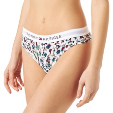 Tommy Hilfiger Damen String Tanga, Mehrfarbig (Wuw/Wlw Floral White), XS