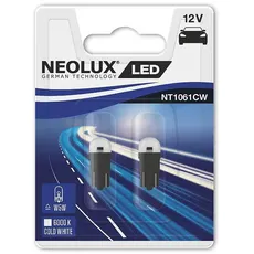 Neolux by Osram W5W T10 LED 12V Cold White 6000K Bulb Style LED Innenraumbeleuchtung