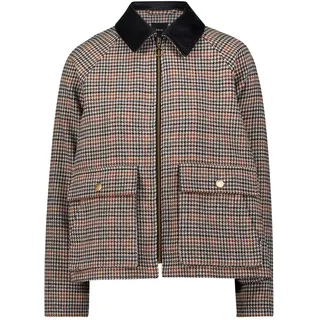 Zero Outdoorjacke »Jacke kariert mit Klappentaschen«