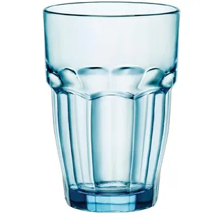 Bormioli Rocco Rock Bar Lounge Ice Longdrink 370ml, blau, gehärtetes Glas