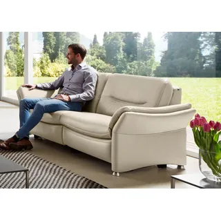 Hukla »HU-SF15058 Ledersofa, Breite 194 cm« aus Leder, optional Kopfstütze u. WallAway-Funktion,