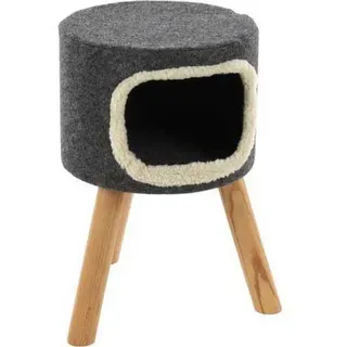 Flamingo Nordic Katzenhaus - Grey - 35 x 35 x 50 cm