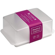 homeXpert Butterbox aus Kunststoff, weiß