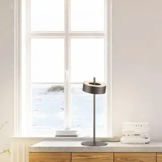 PAUL NEUHAUS LED-Tischleuchte Q-ROTATE, dunkelbraun, Smarthome ZigBee, 2700–5000 K, Teilenummer 4324-34 - Bronze