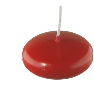Unbekannt Kerzen, XXL Schwimmkerzen Rot 3,2 x 8 cm, 8 Stück Dose