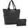 Glossy Dots Black Shopper Synthetik