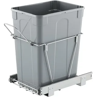 Vevor Mülleimer 35 Qt Grau