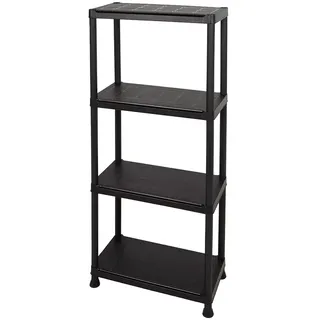 KETER Regal 60 x 30 x 135 cm Schwarz