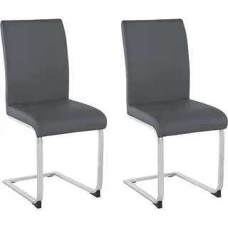 OTTO home Freischwinger Charissa grau 2er Set