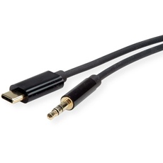 Bild Adapter Kabel USB Typ C - 3,5mm Audio, ST/ST, schwarz,