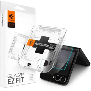 SPIGEN EZ Fit Gehärtetes Glas Clear Displayschutzfolie Samsung Galaxy Z Flip 6 2-Pack