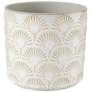 Butlers Blumentopf Bloomy , Creme , Keramik , 13 cm , Dekoration, Blumen & Blumentöpfe, Übertöpfe