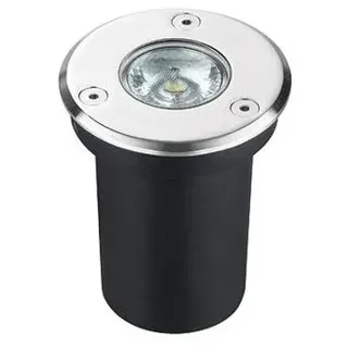 LED-Bodenleuchte, matt verchromt, 3 W, 4200 K, GAWRA Ideus 03246