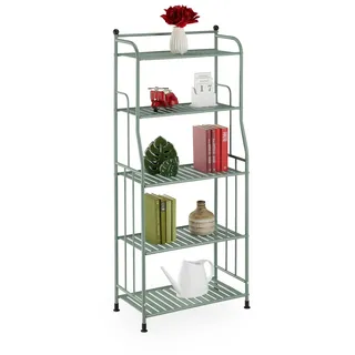 Relaxdays Standregal 133 x 56 x 28 cm Mint