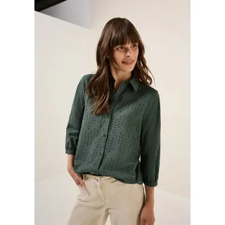 Cecil Damen, Hemdbluse mit Lochstickerei