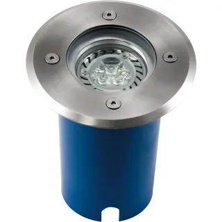 Heitronic Potsdam 36850 Außeneinbauleuchte GU10 LED 7W Silber