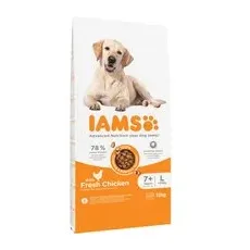 2x12kg Pui Senior & Mature Large IAMS for Vitality Hrană uscată câini