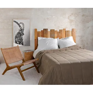 Linder Bettüberwurf Vercors Farbe Taupe 250 x 260 cm