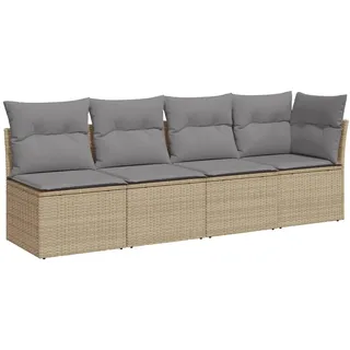 VidaXL 366088, 4 Sitz(e), Hellgrau, 110 kg, 2270 mm, 620 mm, 690 mm - Hellgrau