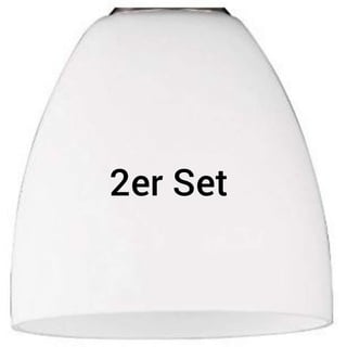 2 Stück Lampenschirme Timo 63921 E 27 u.a. für Led Glas Lampenschirm 16 cm Durchmesser, Ersatzglas, Schirm, Ersatzschirm, Lampenglas für Pendellampe, Tischlampe, Fluter, Leuchte