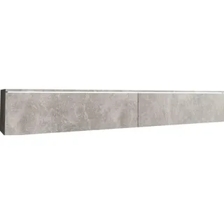 P & B Lowboard ca. 180x30 cm, mit LED Beton Optik