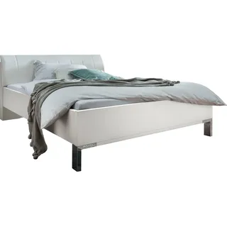 Wiemann Futonbett »Monaco, Bettgestell, Bettrahmen, komfortables Polsterkopfteil« weiß, B:209cm L:218cm, Betten, Futonbett, Polsterkopfteil aus Kunstleder, verschiedene Größen, in Komforthöhe,