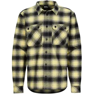 Jack Wolfskin Flanellhemd kariert Gelb XL