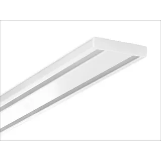 Gardinenschiene GOOD LIFE "Samu" Gr. 1, weiß, L:120cm T:4,2cm, Aluminium, Gardinenstangen, Gardinenschiene, extra flache Alu-Schiene, Topseller