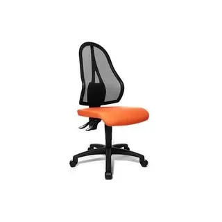 Topstar Bürostuhl Open Point P, OP100 G04 Stoff orange, Gestell schwarz