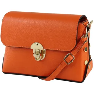 Toscanto Damen Umhängetasche Leder tasche orange OTT808UO