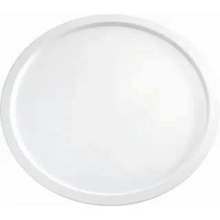 APS 83869 Tablett PURE, Ø 38 cm, Höhe 2,5 cm, Melamin, weiß