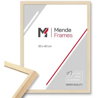 Mende Frames Bilderrahmen Modern 30x45cm I Farbe: Natur I Fotorahmen I klassischer Holzbilderrahmen I Made in Germany I V950