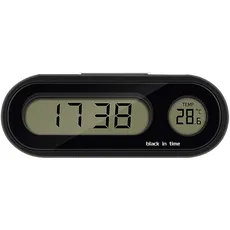 Auto Uhr, ONEVER Auto Digitaluhr mit Thermometer Mini Fahrzeug Armaturenbrett Uhr (Auto-Digitaluhr-Thermometer)