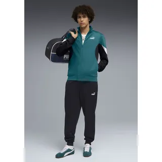 Puma Essentials Block Trainingsanzug Herren Emerald Ice Green S
