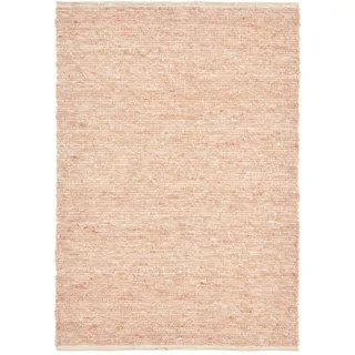 THEKO Wollteppich »Alm Freude« rechteckig 12 mm Höhe Handweb Teppich, reine Wolle, meliert, handgewebt, Wendeteppich, gelb