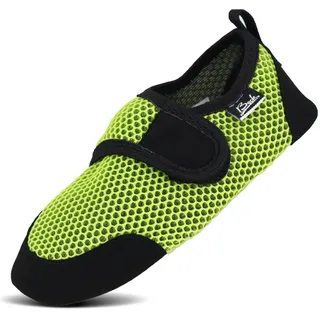 Beck Hausschuh 'Buddy' - Schwarz,Hellgrün - 31/31,31