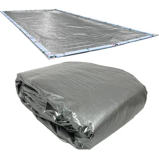Robelle 551840R-ROB Winter-Boden-Poolabdeckung, 5,5 x 12,2 m, 03 - Dura-Guard Silber
