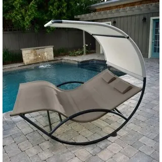 Doppel Gartenliege Vivere Schaukelliege Sonnenliege Relaxliege Doppelliege Liege