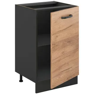 Vicco Unterschrank R-Line 50 x 81,6 x 46 cm Braun/Anthrazit